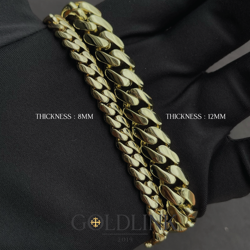 14K Iced Monaco Bracelet