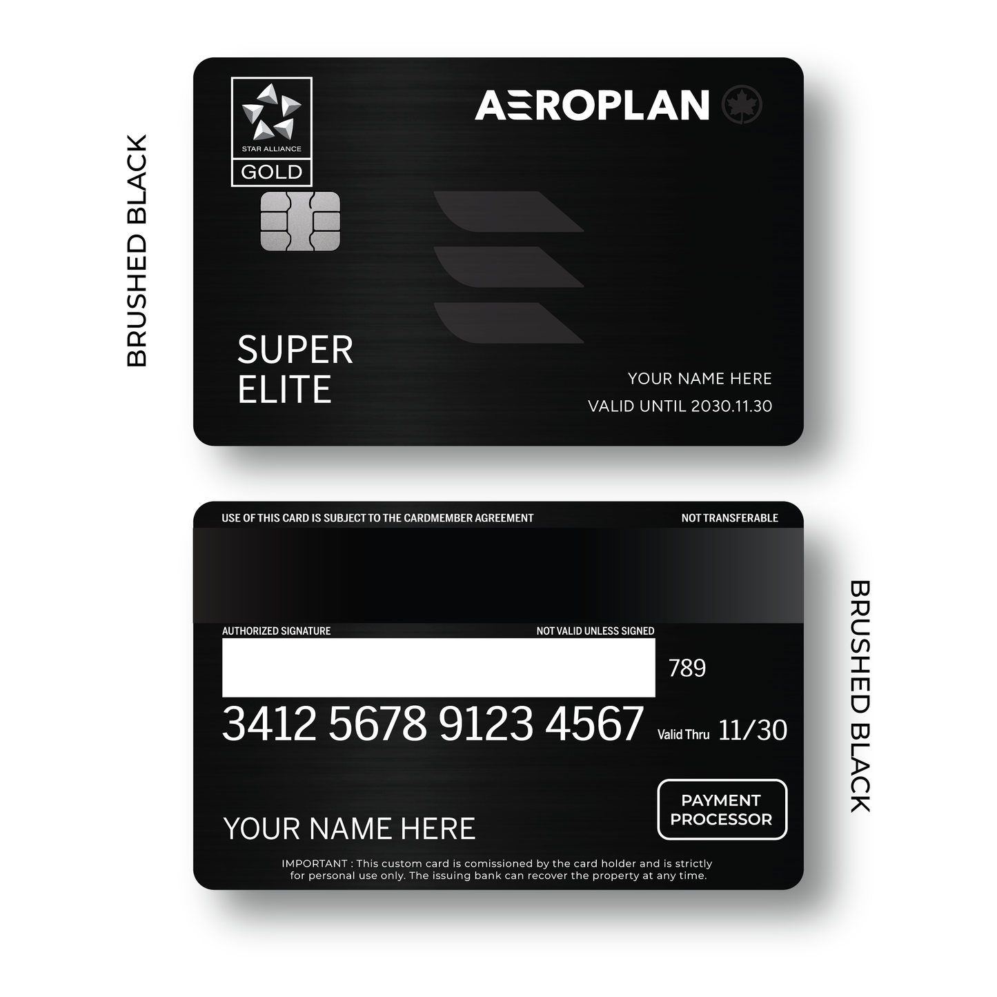 Metal Card Aeroplan Super Elite