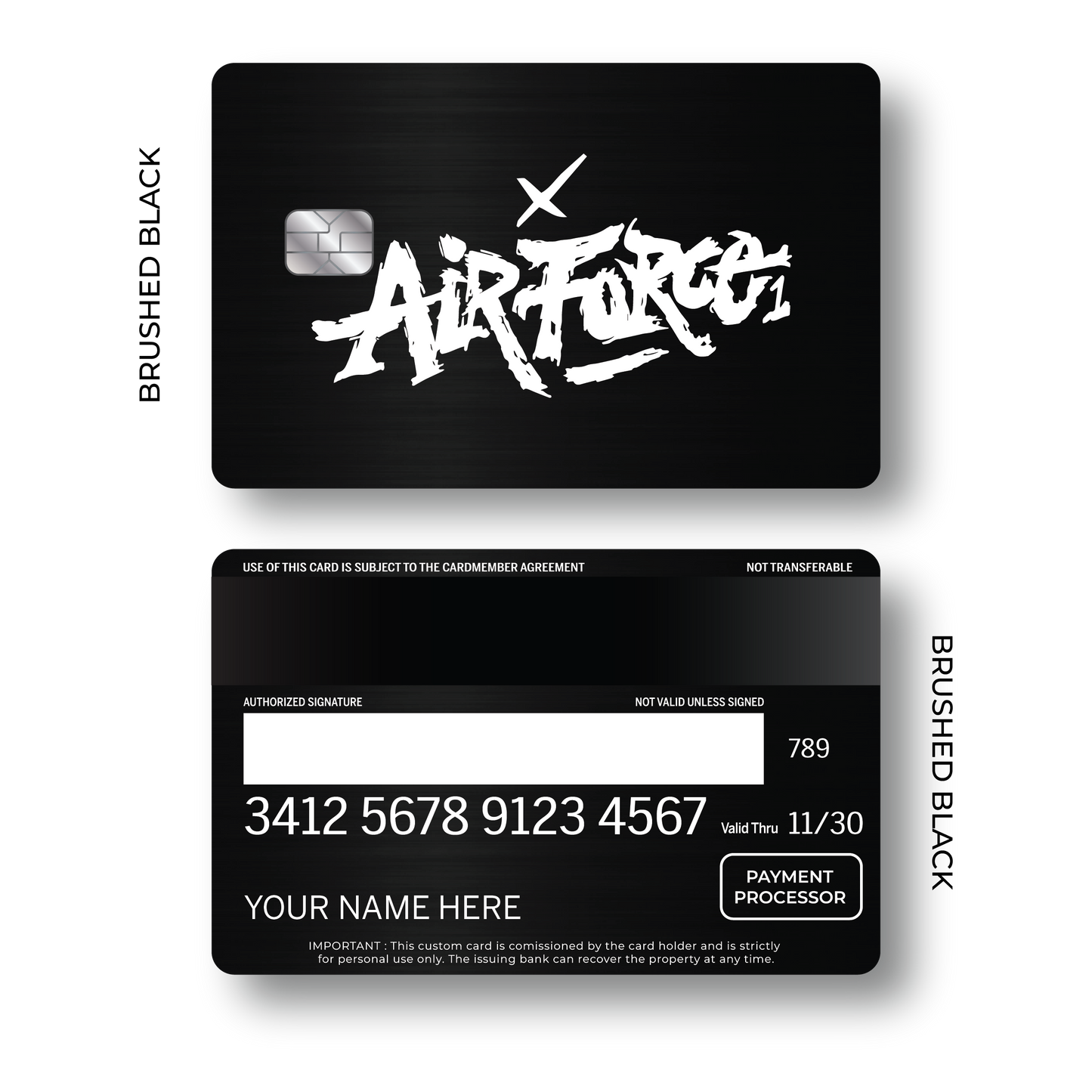 Metal Card Air Force
