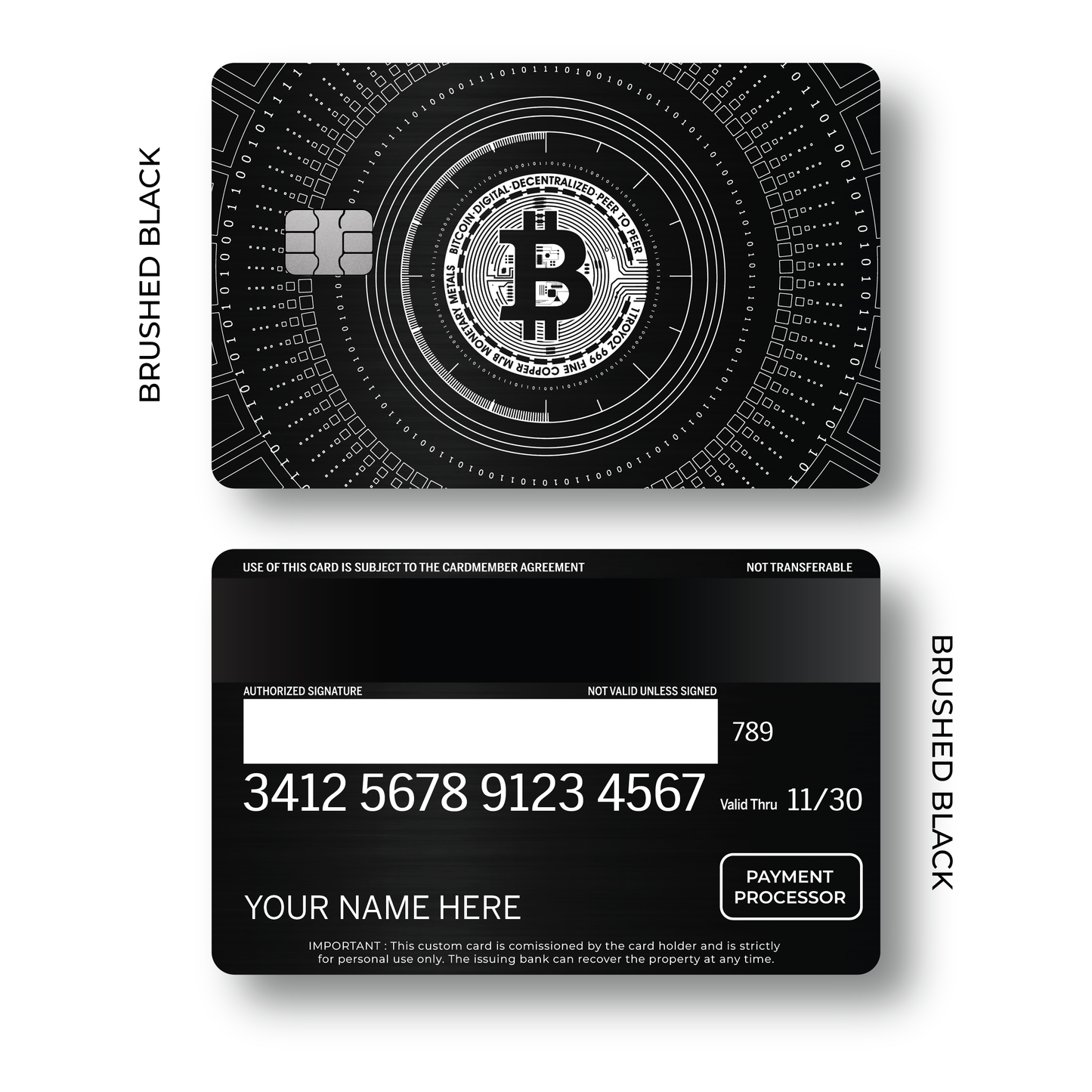 Metal Card Bitcoin V2