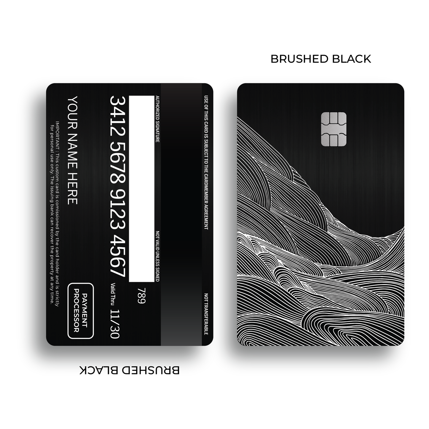 Metal Card Waves