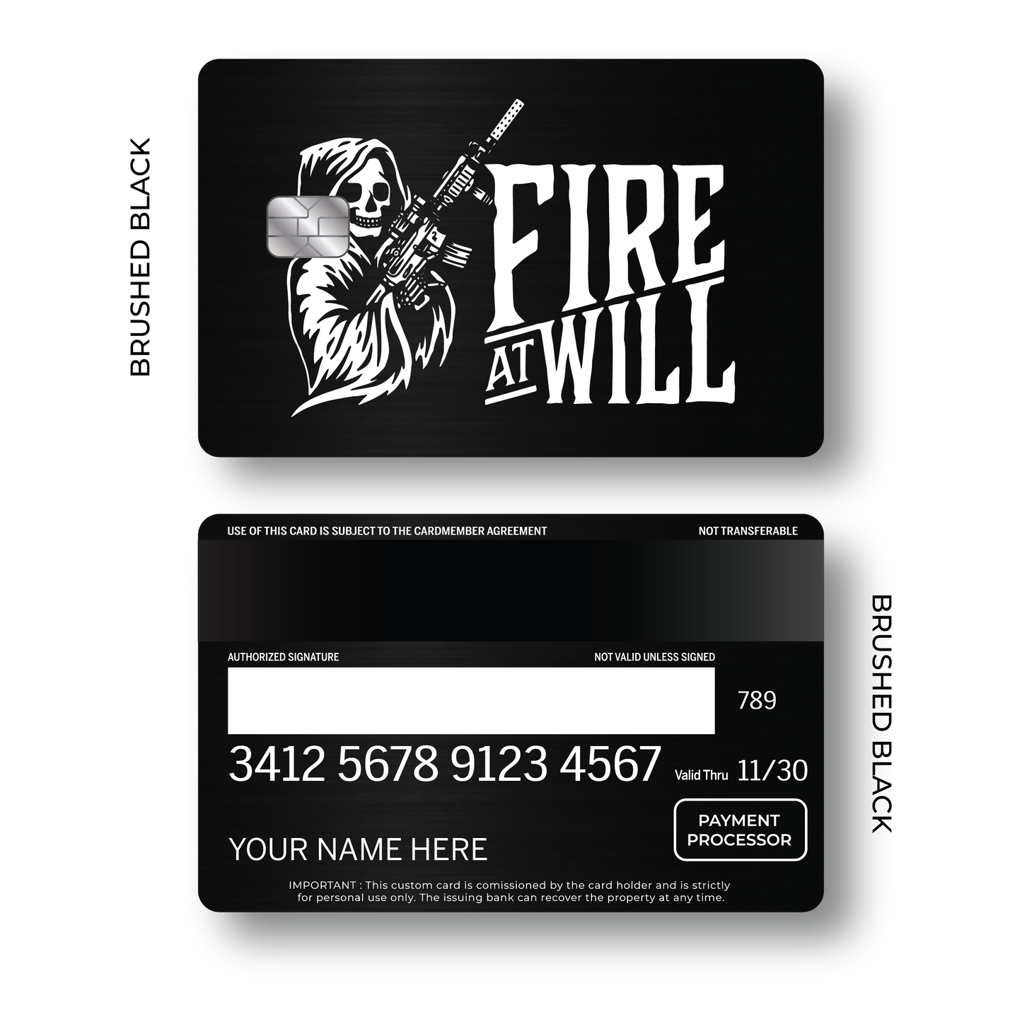 Metal Card Fire at Will