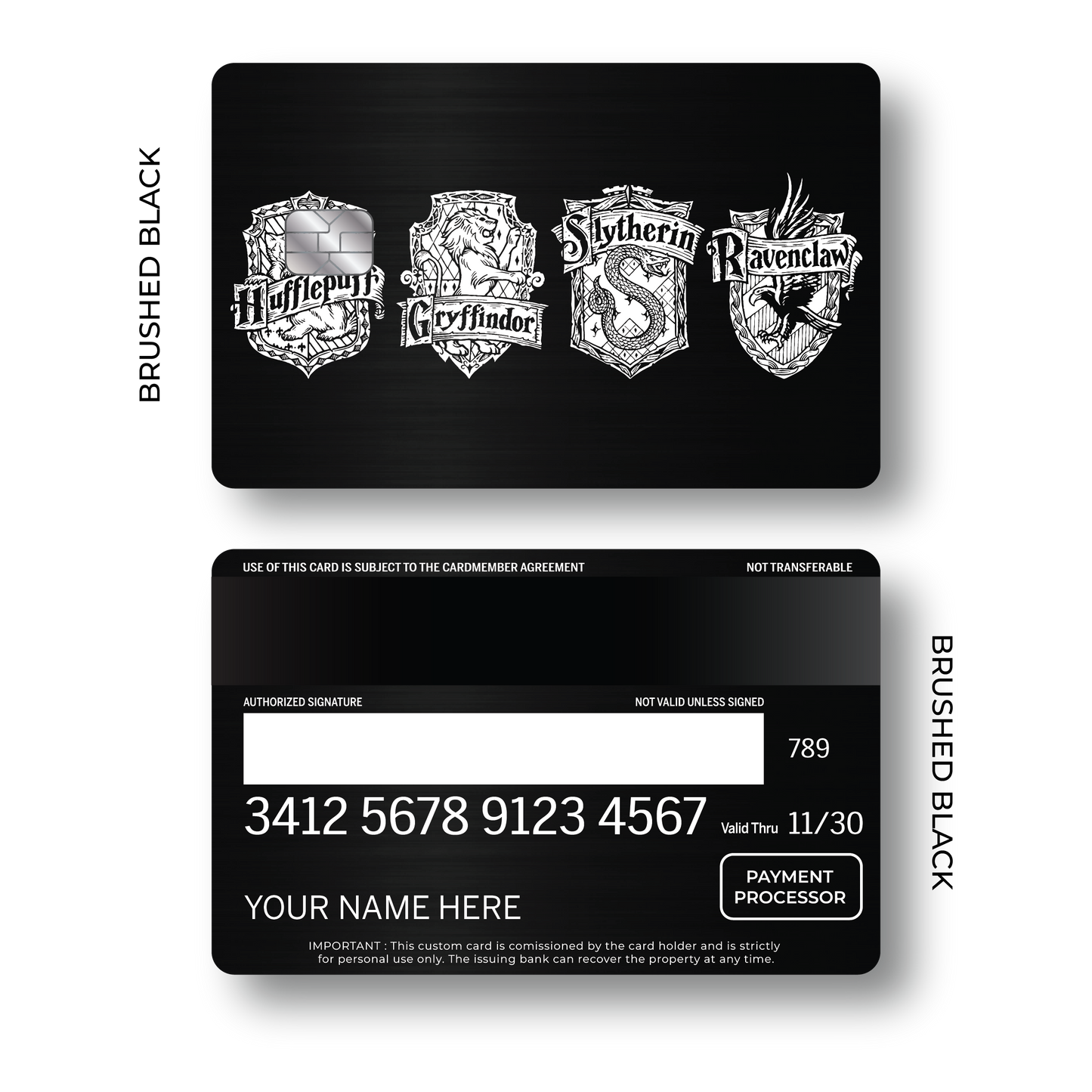 Metal Card HP Houses