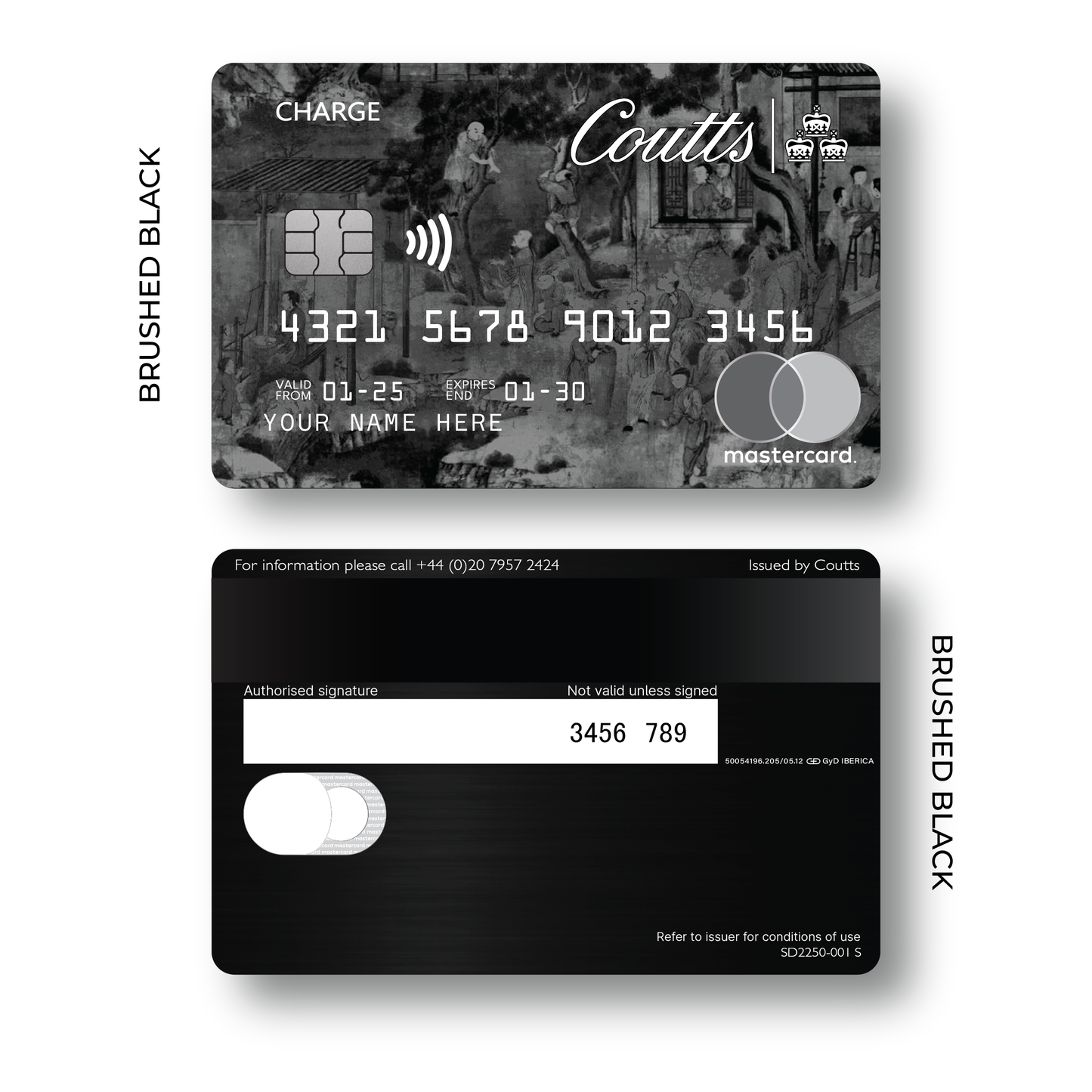 Metal Card Coutts Silk Charge