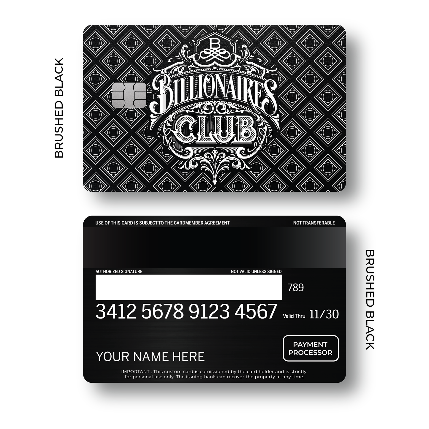 Metal Card Billionaires Club