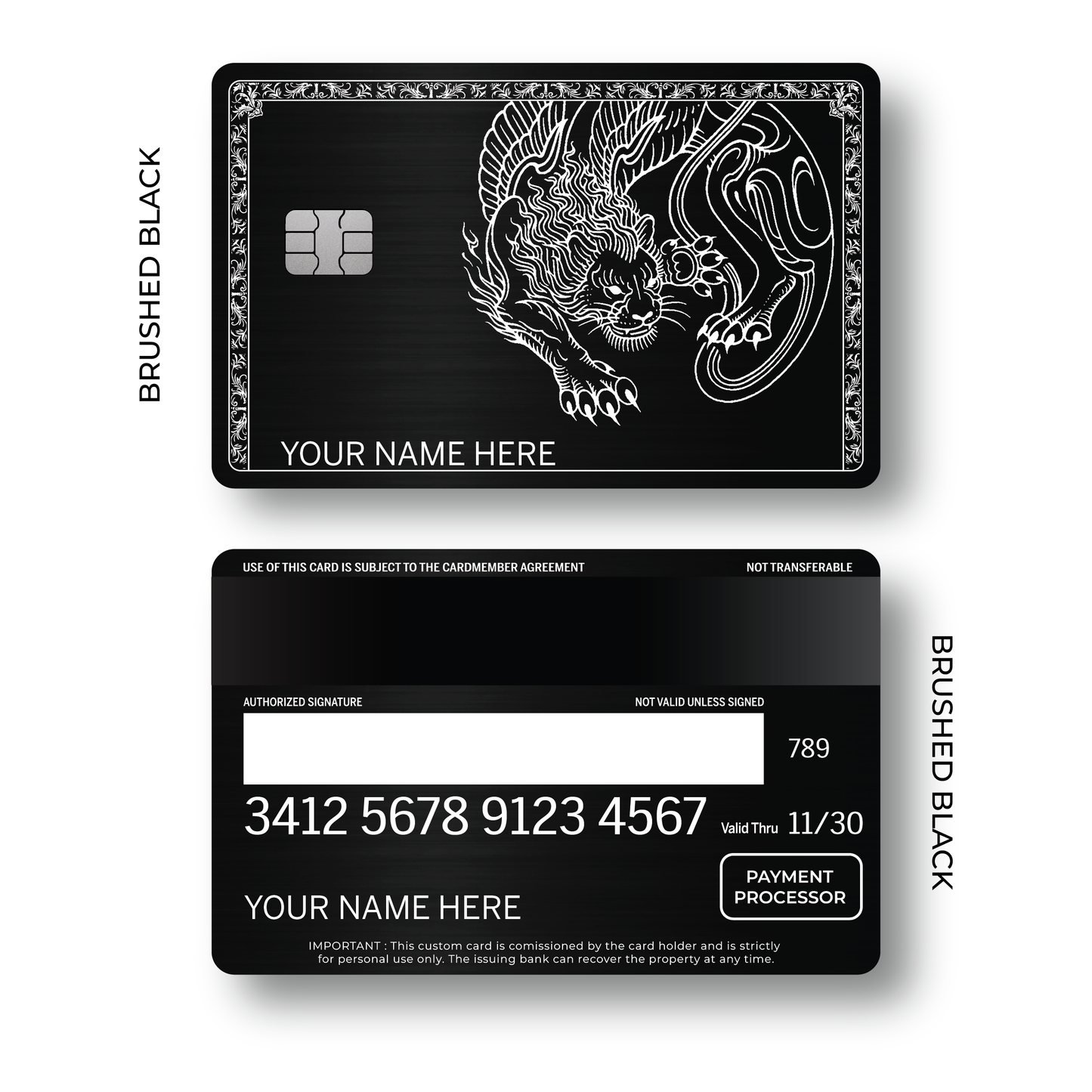 Metal Card The Alpha
