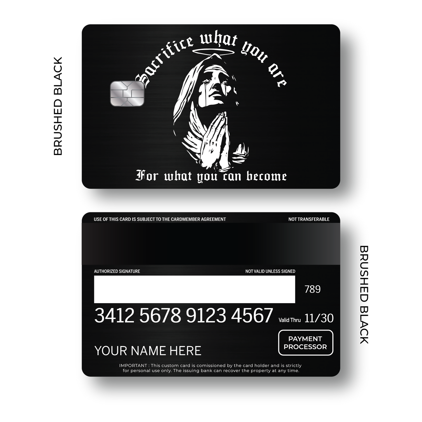 Metal Card Sacrifice