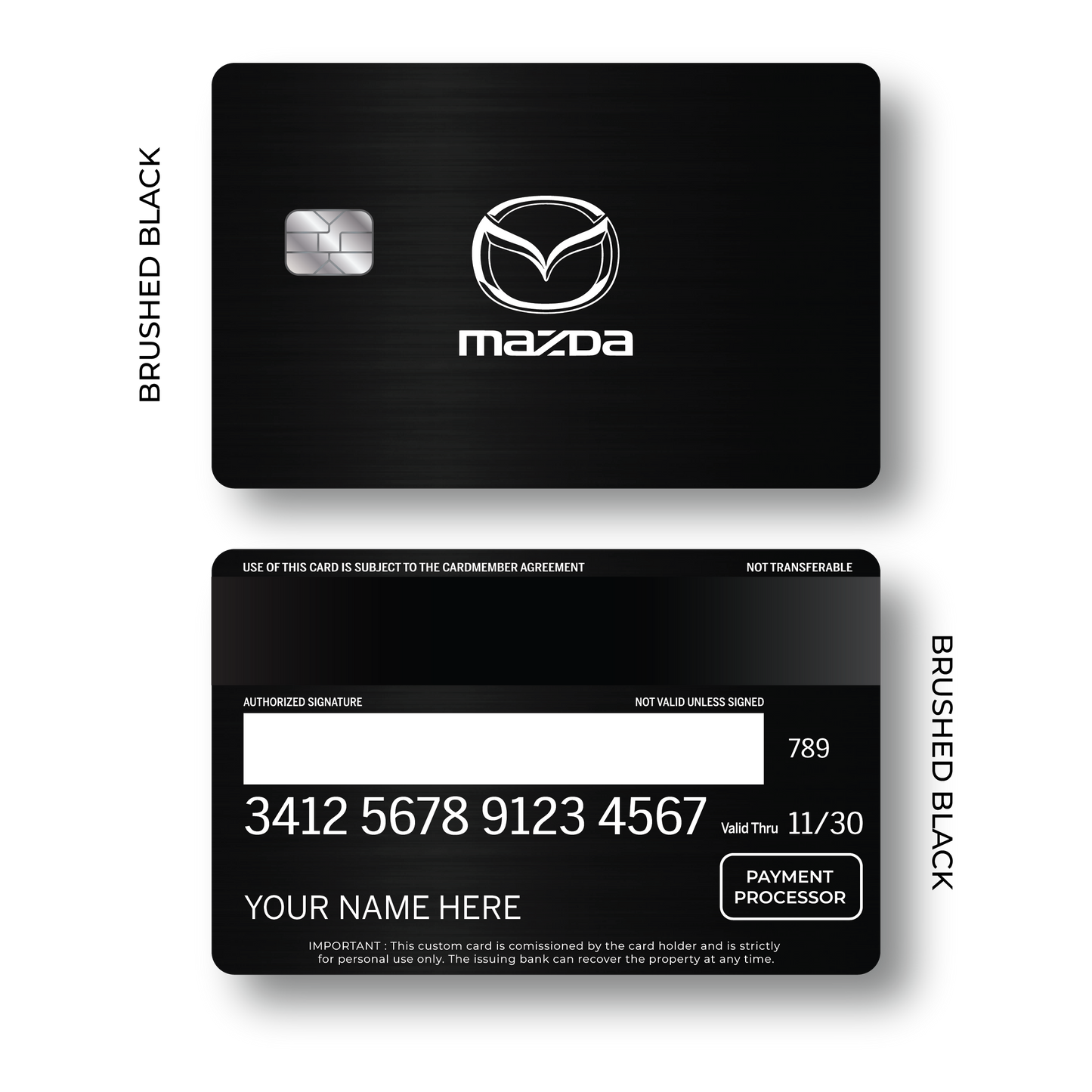 Metal Card Mazdá