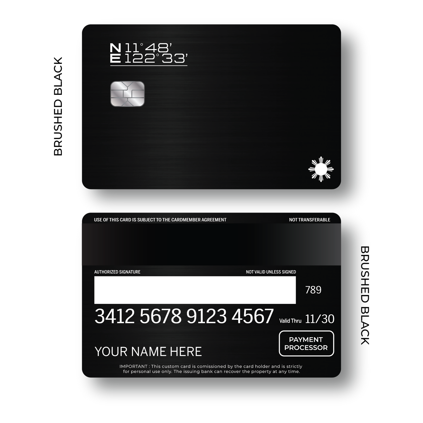 Metal Card Pilipinas Pride