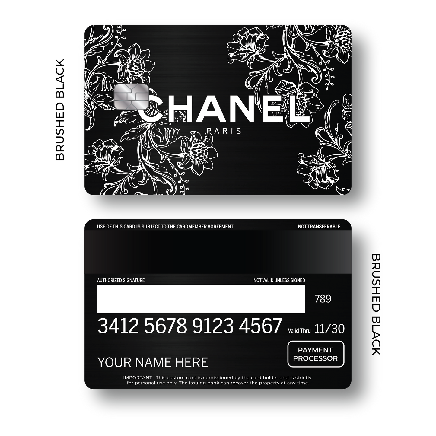Metal Card Chanél