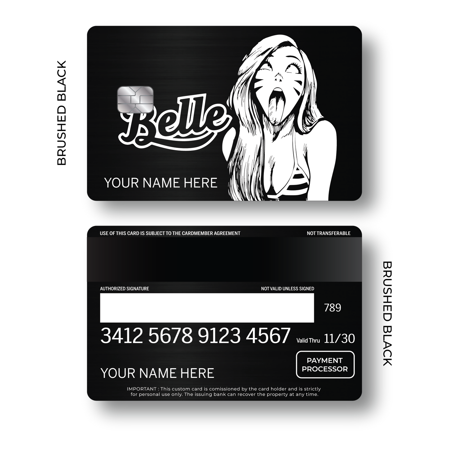 Metal Card Belle D