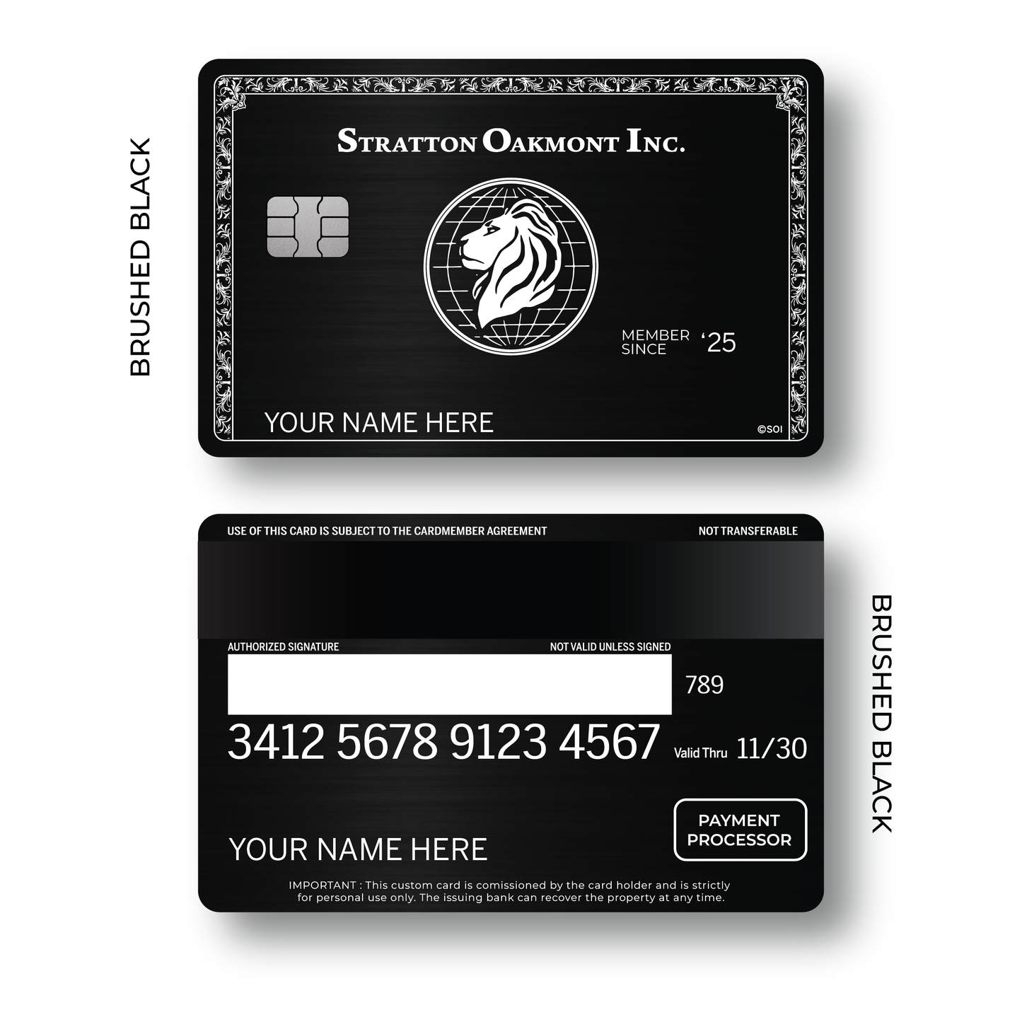 Metal Card Straton Oakmont