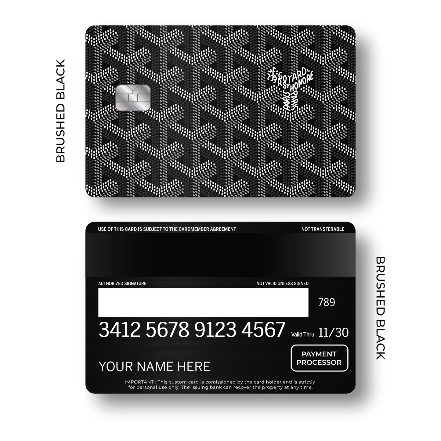 Metal Card Goyard