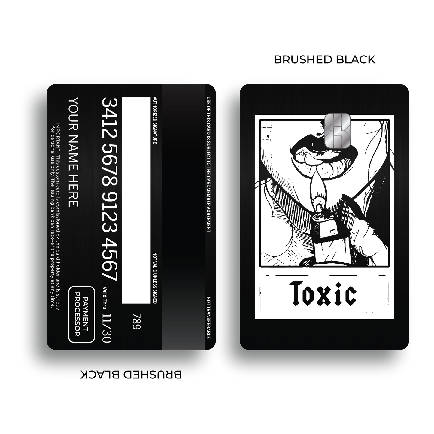 Metal Card Toxic Love