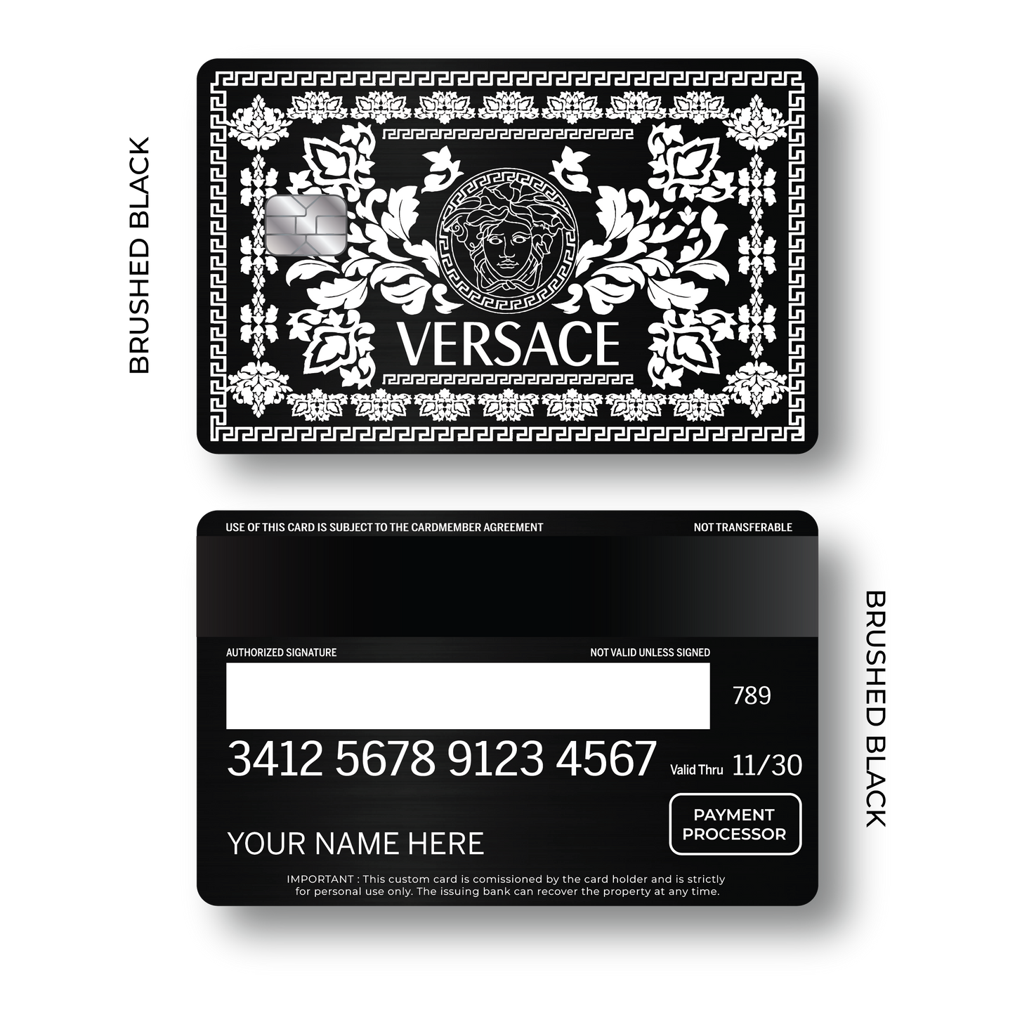Metal Card Medusa