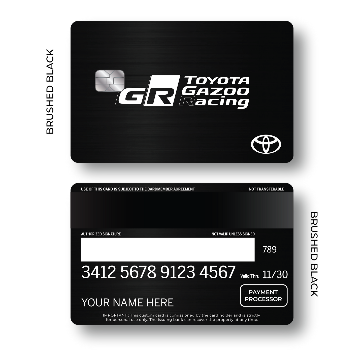 Metal Card Tóyota