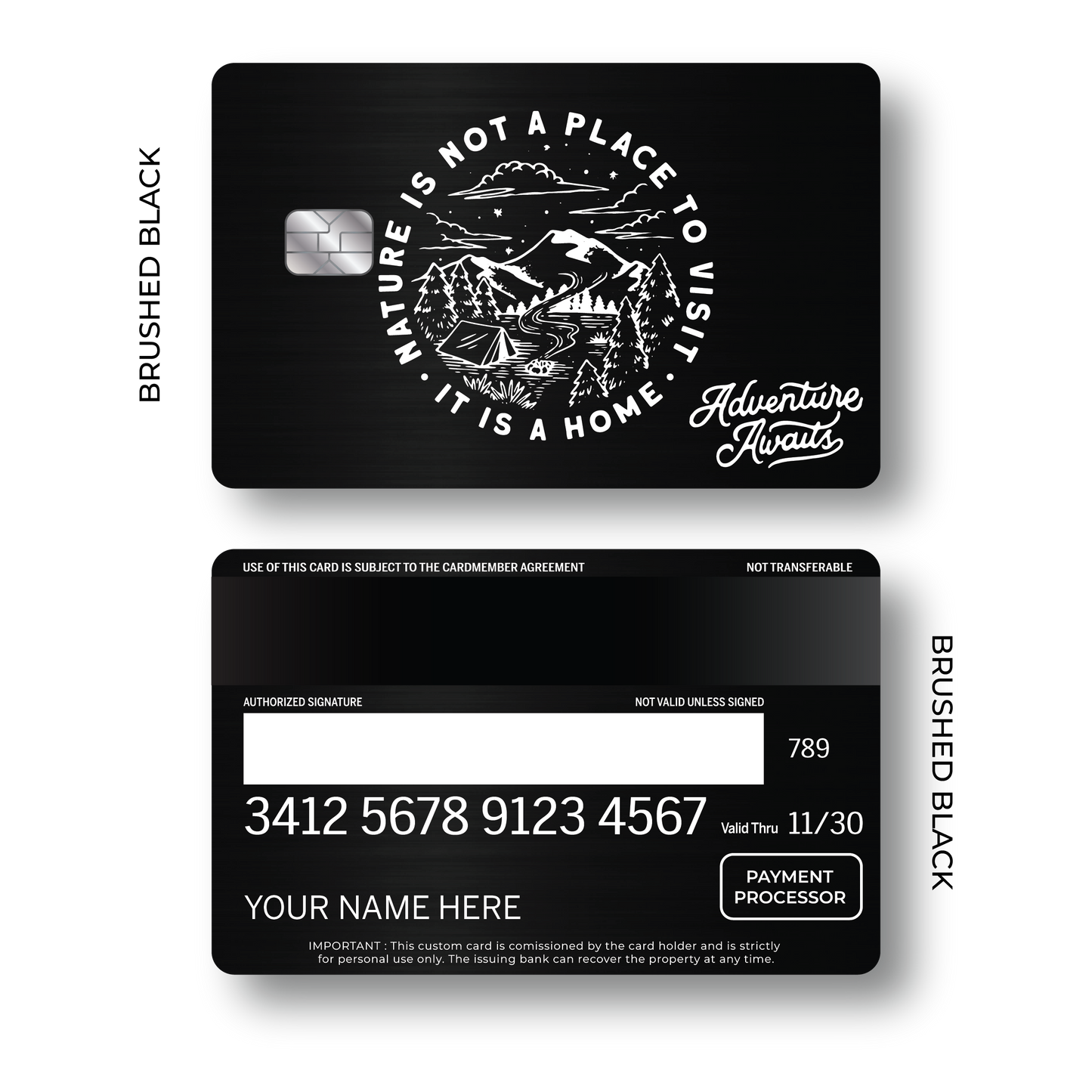 Metal Card Adventure Awaits