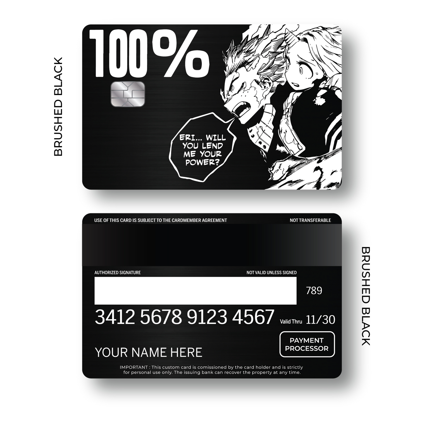 Metal Card Midoriya and Eri