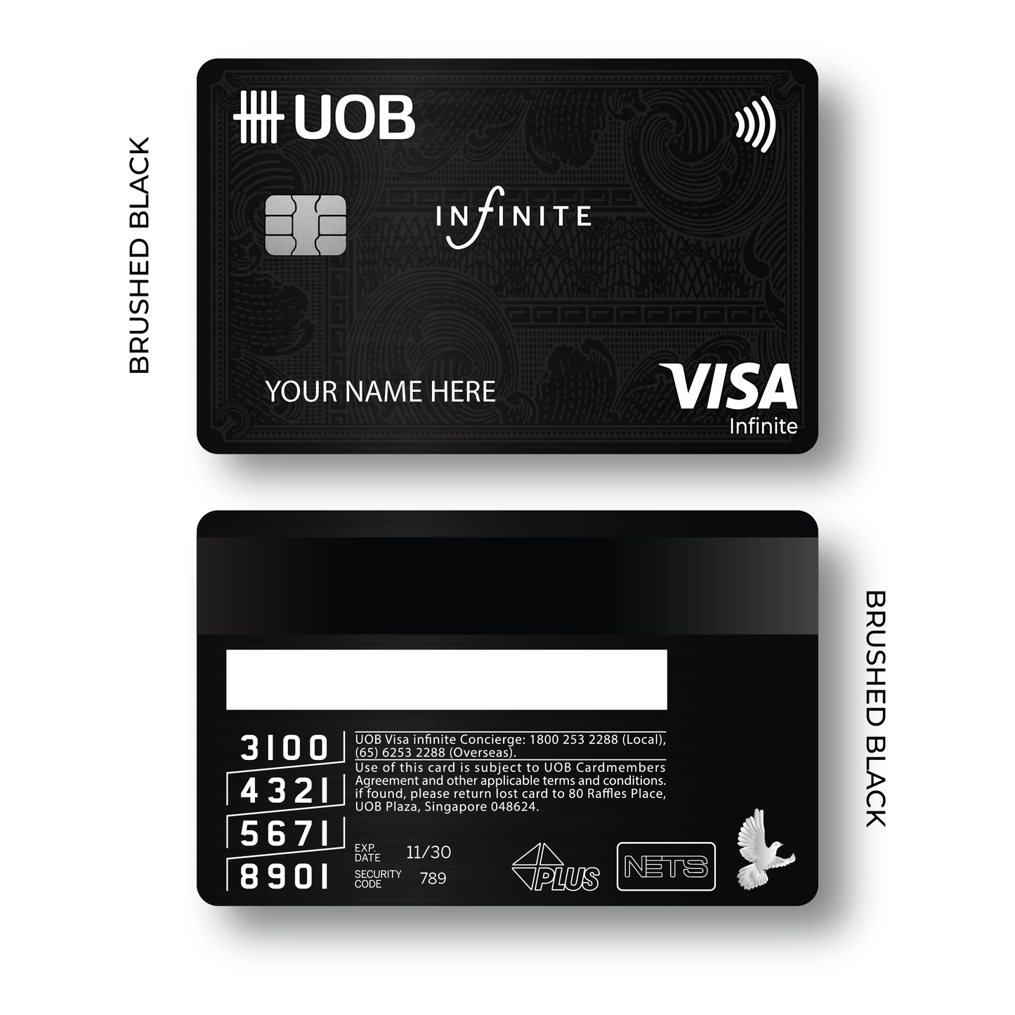 Metal Card UOB Infinite