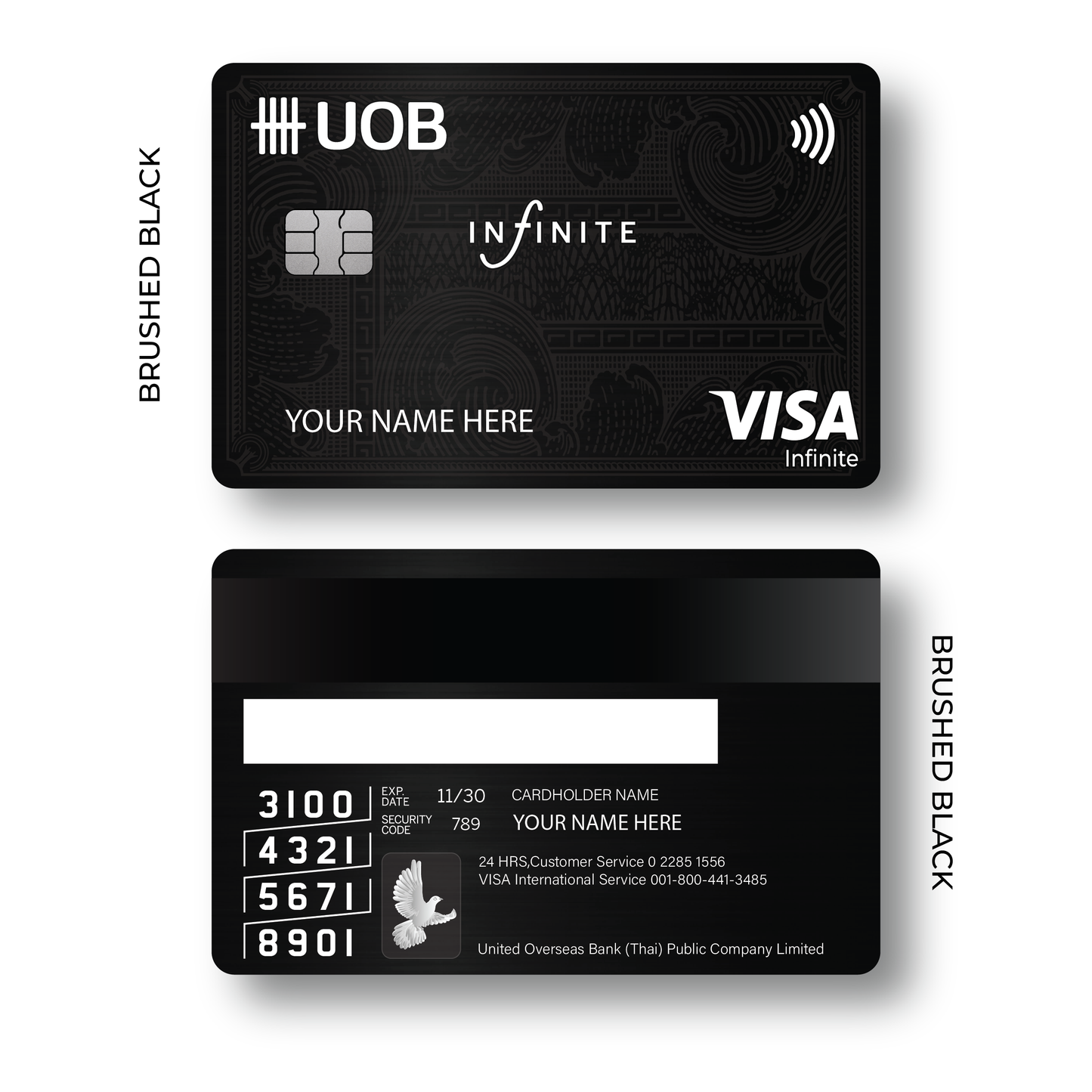 Metal Card UOB Infinite