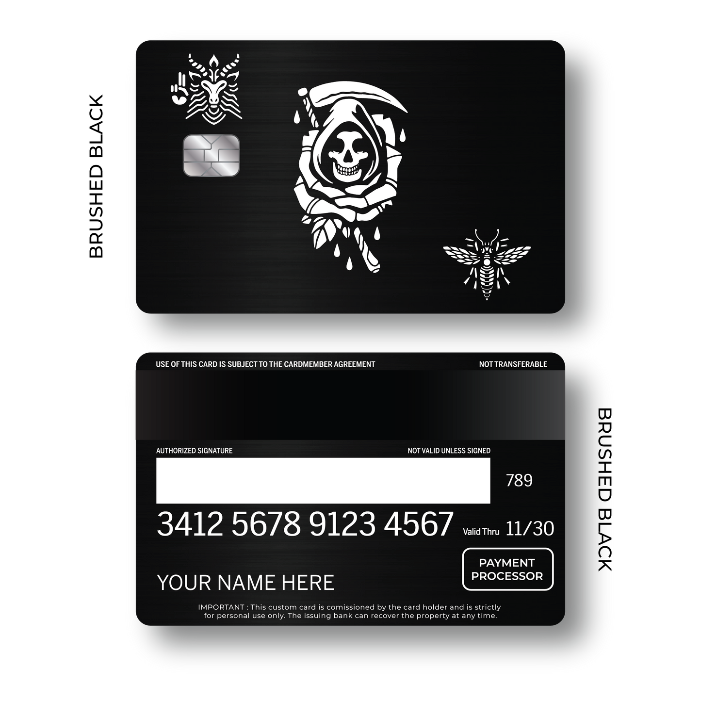 Metal Card Death