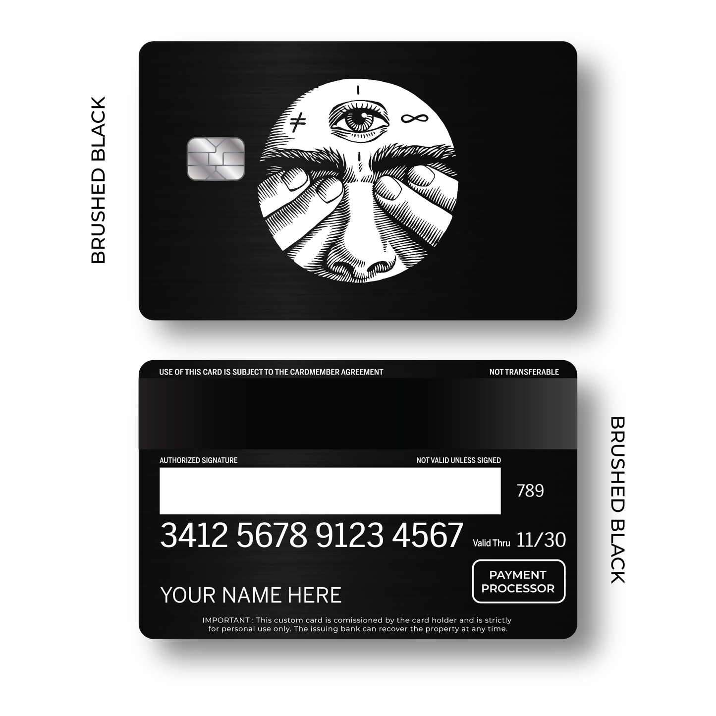 Metal Card Restless