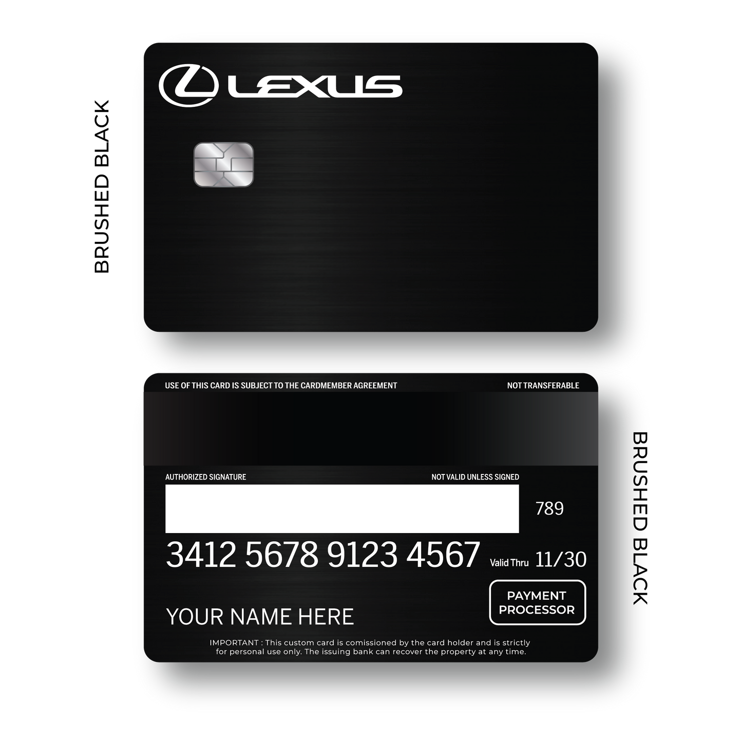 Metal Card Lexus