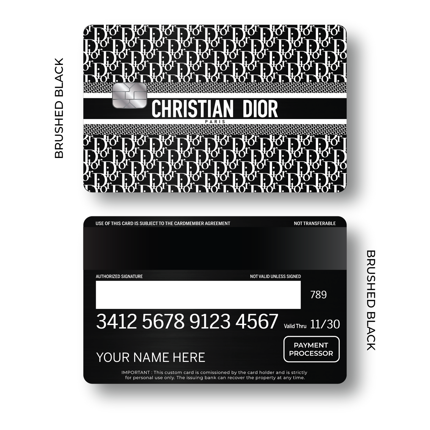 Metal Card Díor
