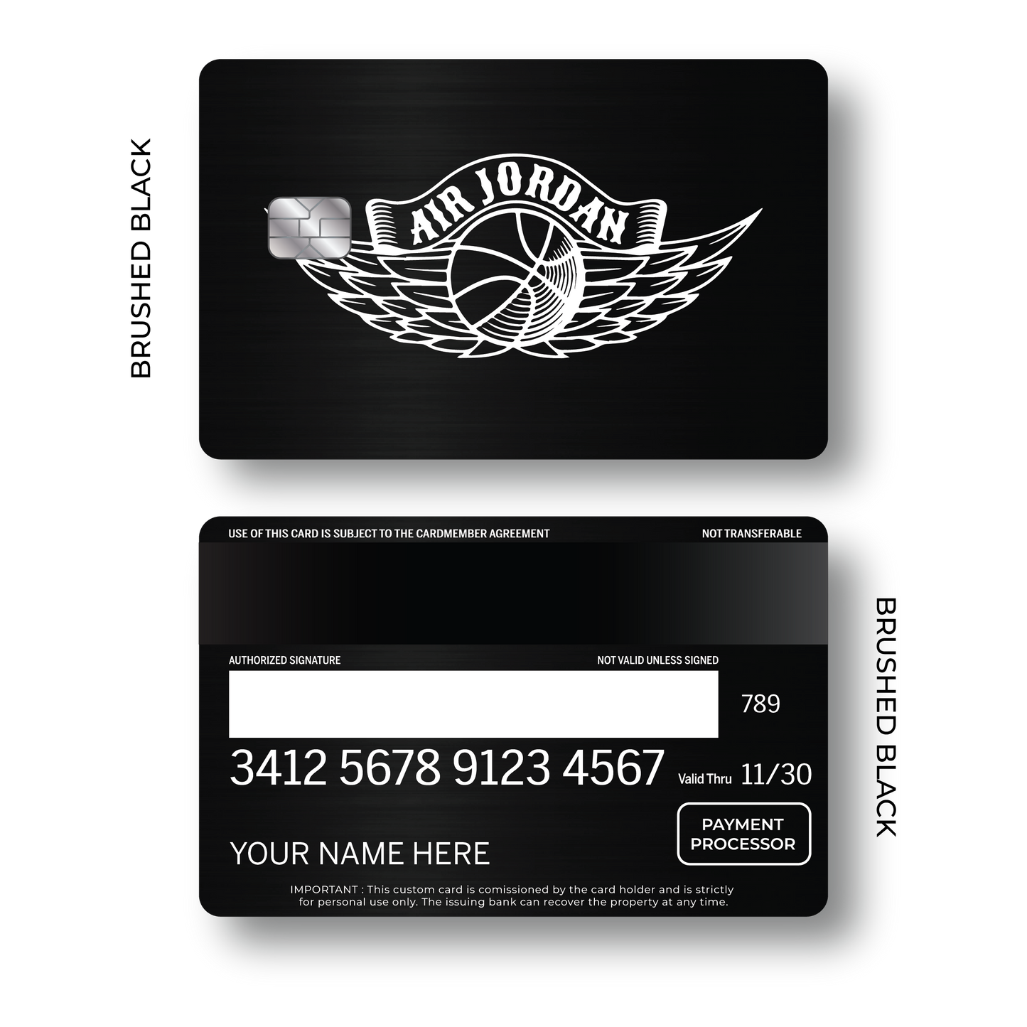 Metal Card Air Jordan
