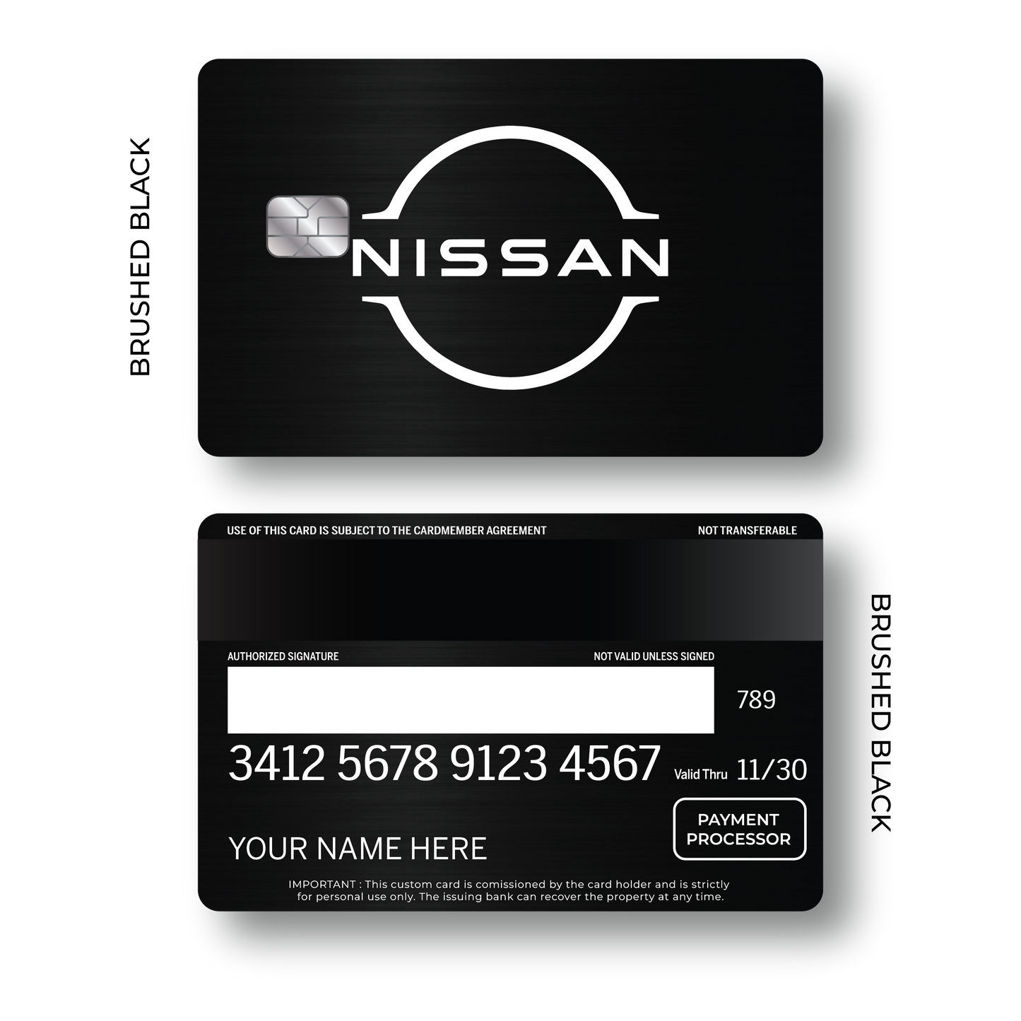 Metal Card Nissan
