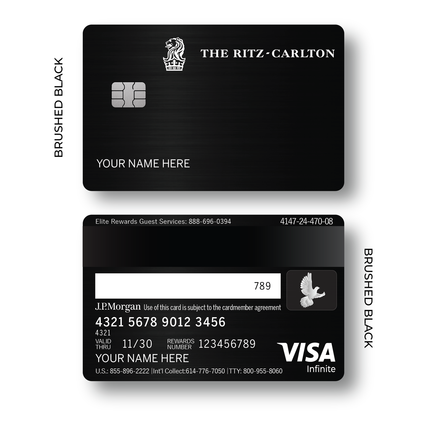 Metal Card The Ritz Carlton