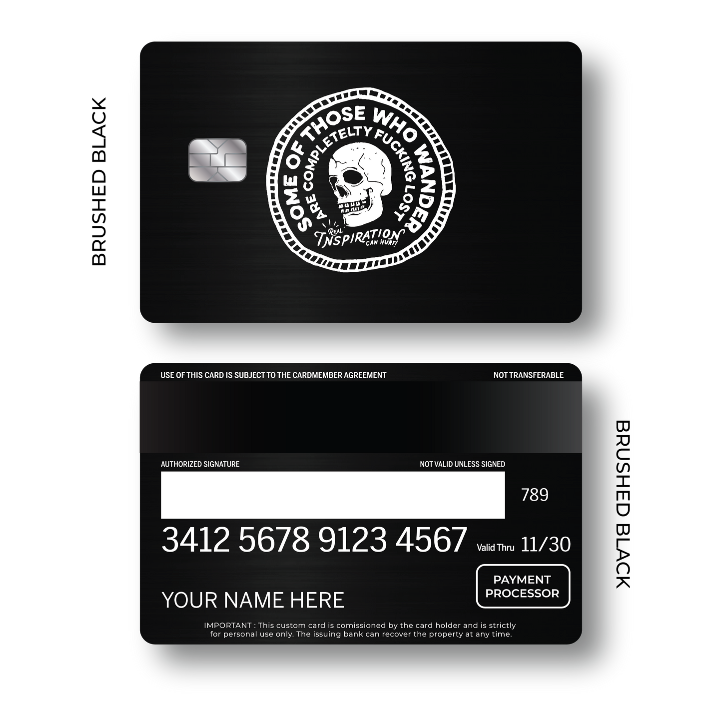 Metal Card Lost Wanderer