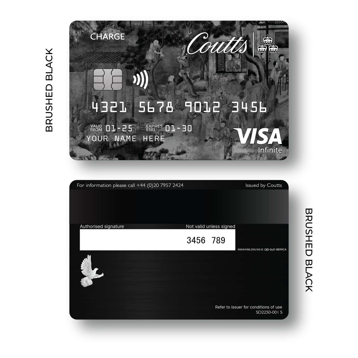 Metal Card Coutts Silk Charge