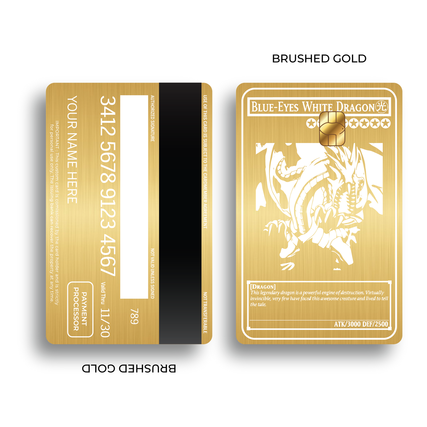 Metal Card Blue Eyes V1