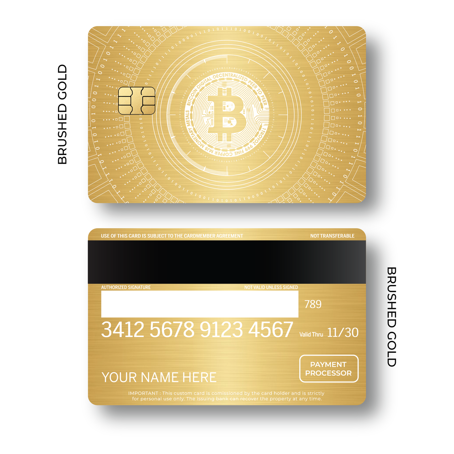 Metal Card Bitcoin V2