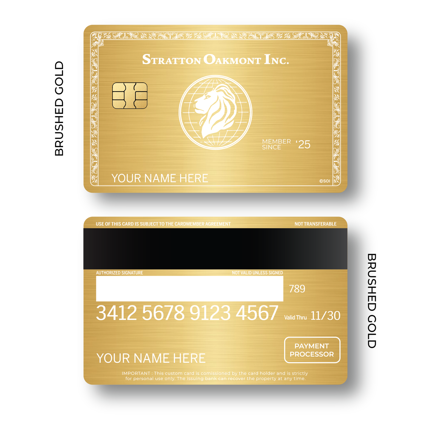 Metal Card Straton Oakmont