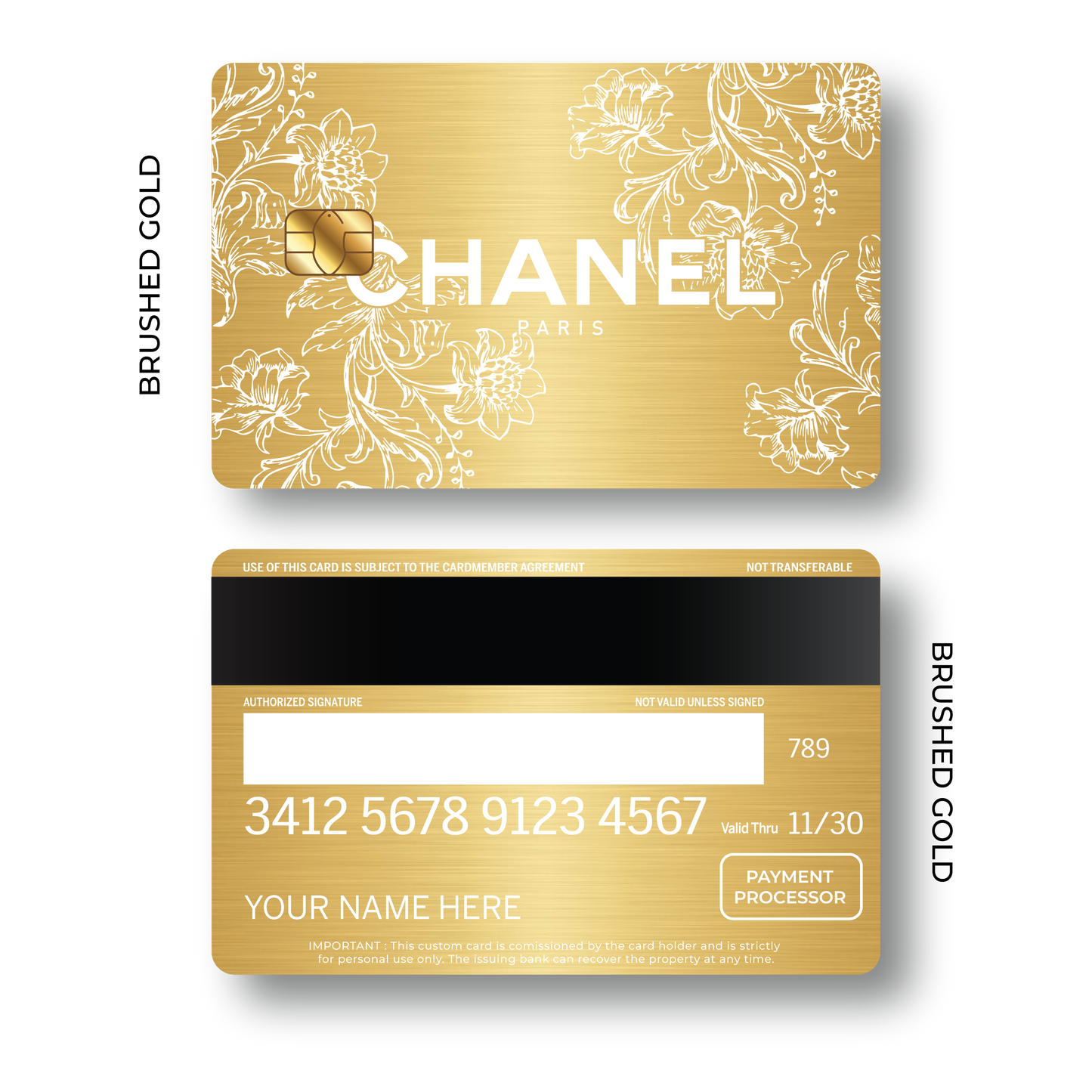 Metal Card Chanél