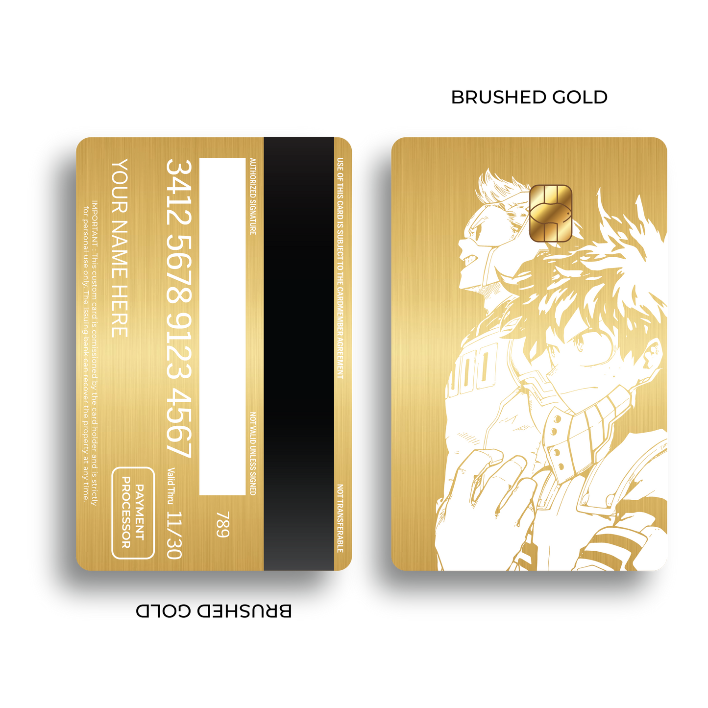 Metal Card Midoriya and Togata