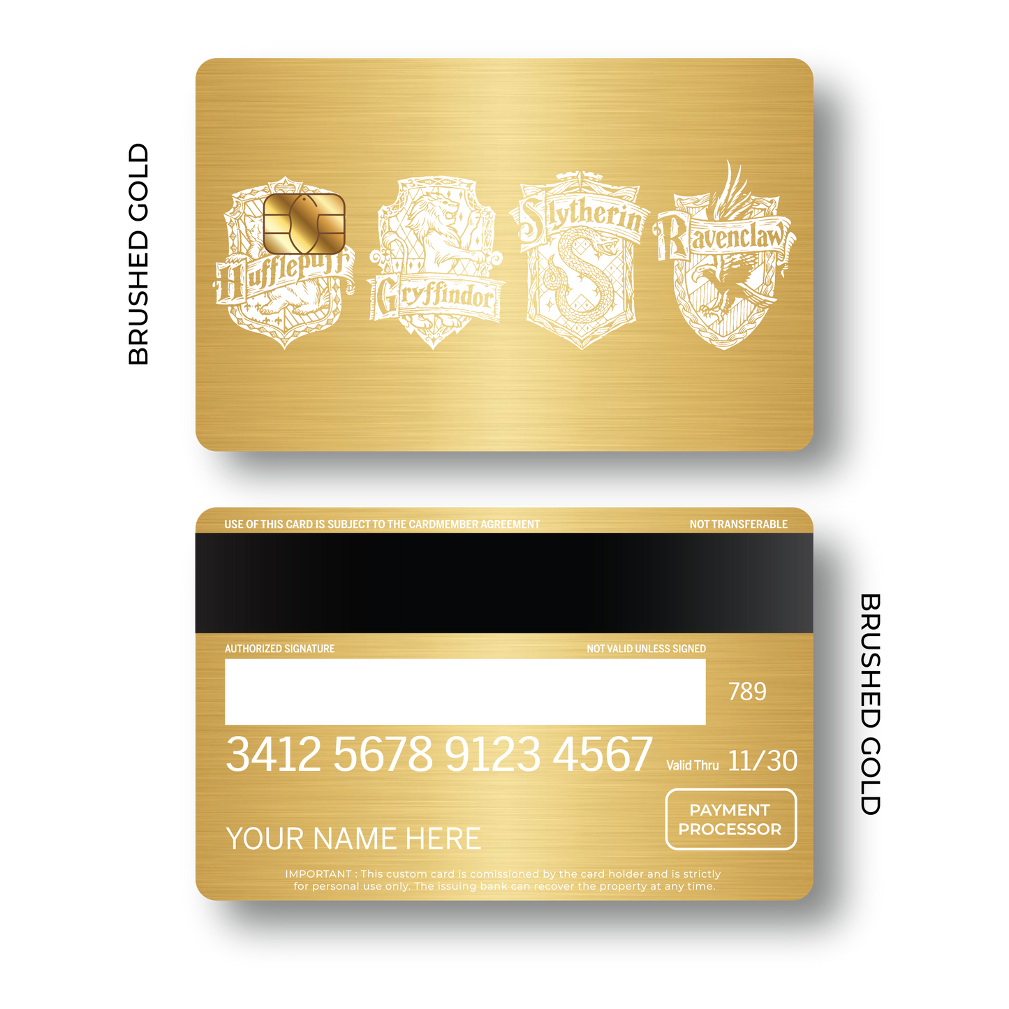 Metal Card HP Houses