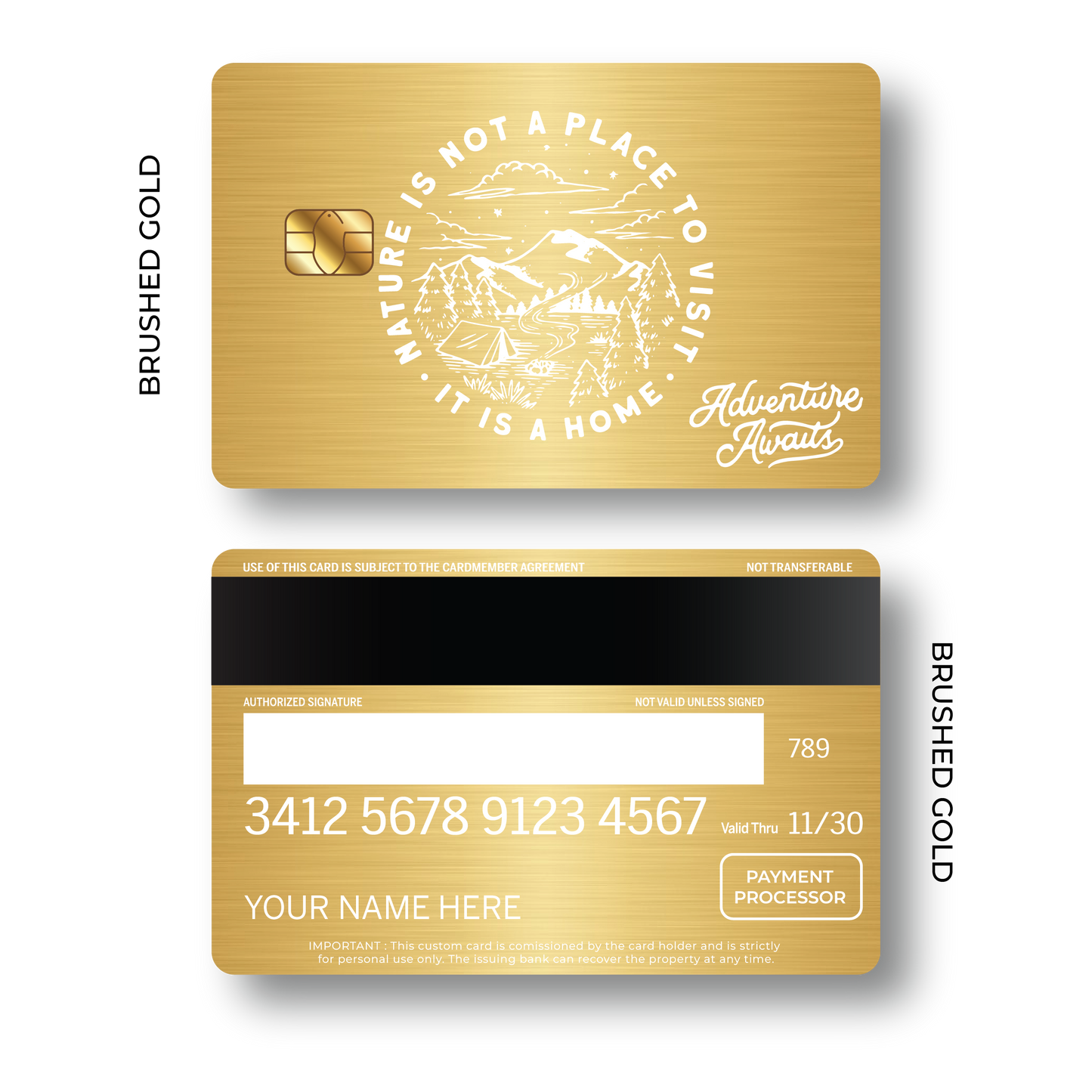 Metal Card Adventure Awaits