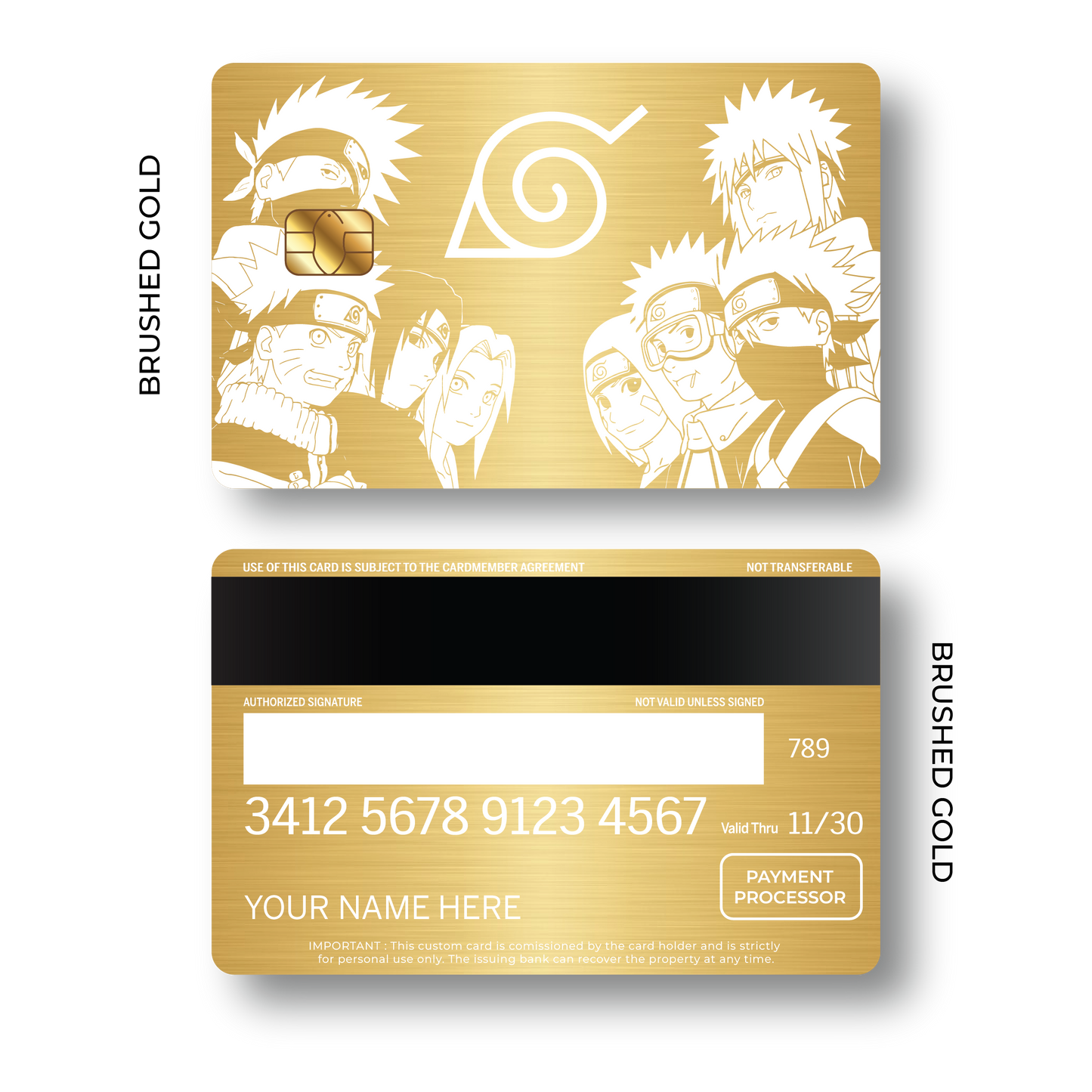 Metal Card Naruto Group