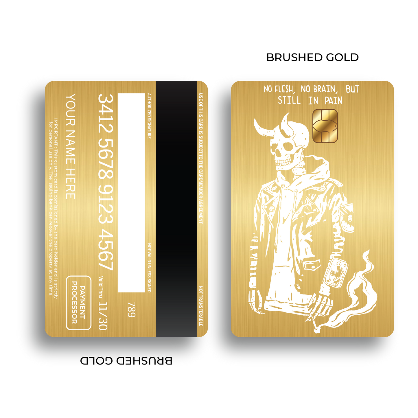 Metal Card Still in Pain