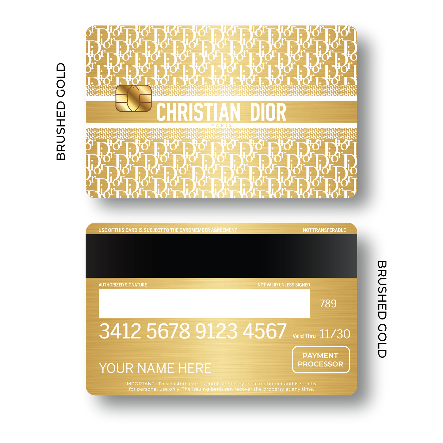 Metal Card Díor