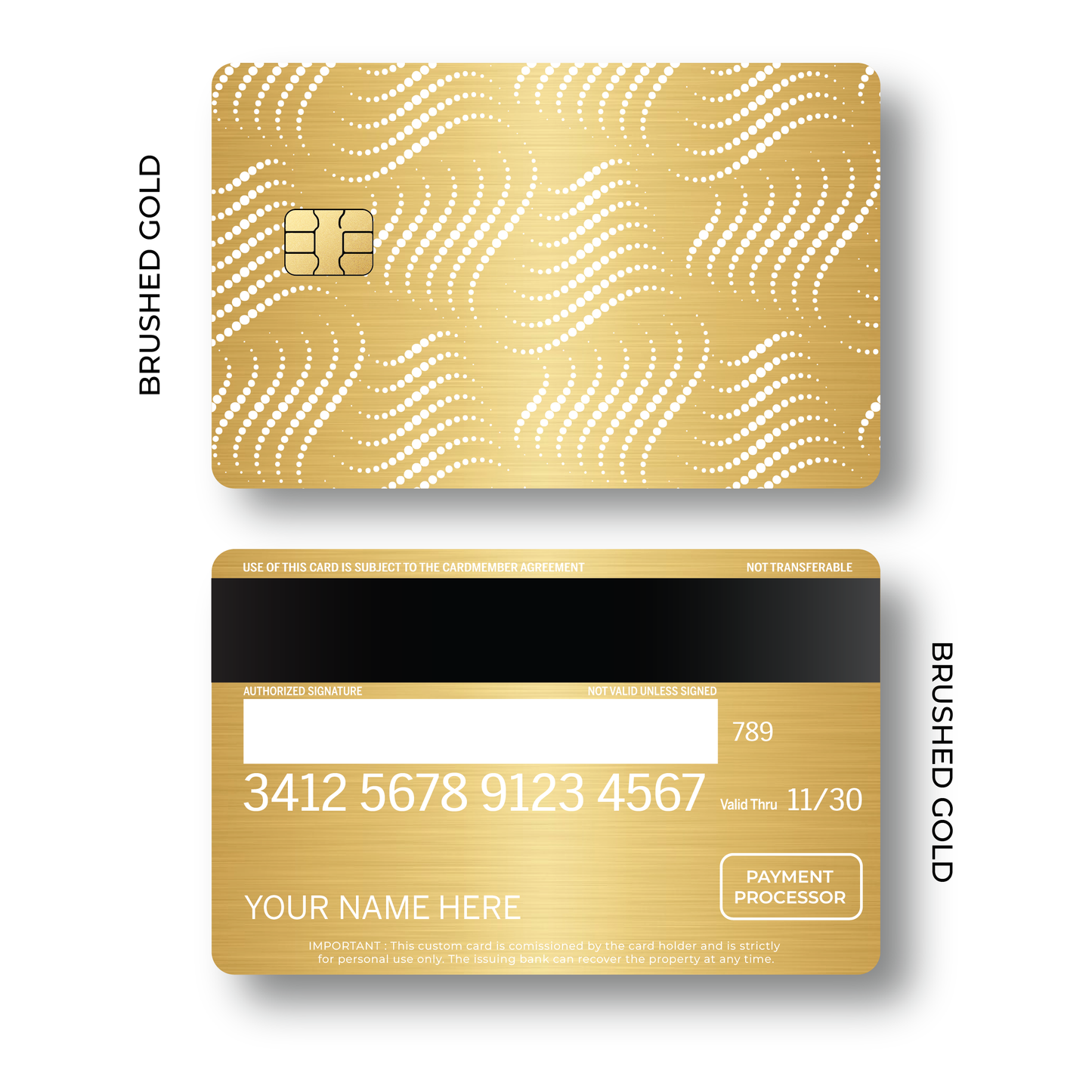 Metal Card Waveform