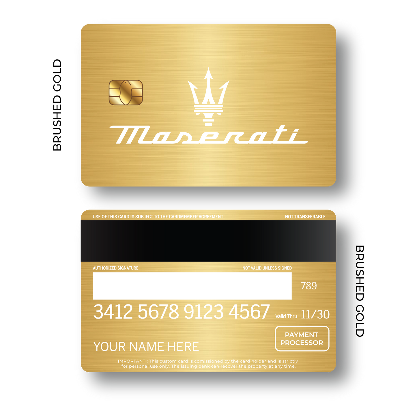 Metal Card Maseratí