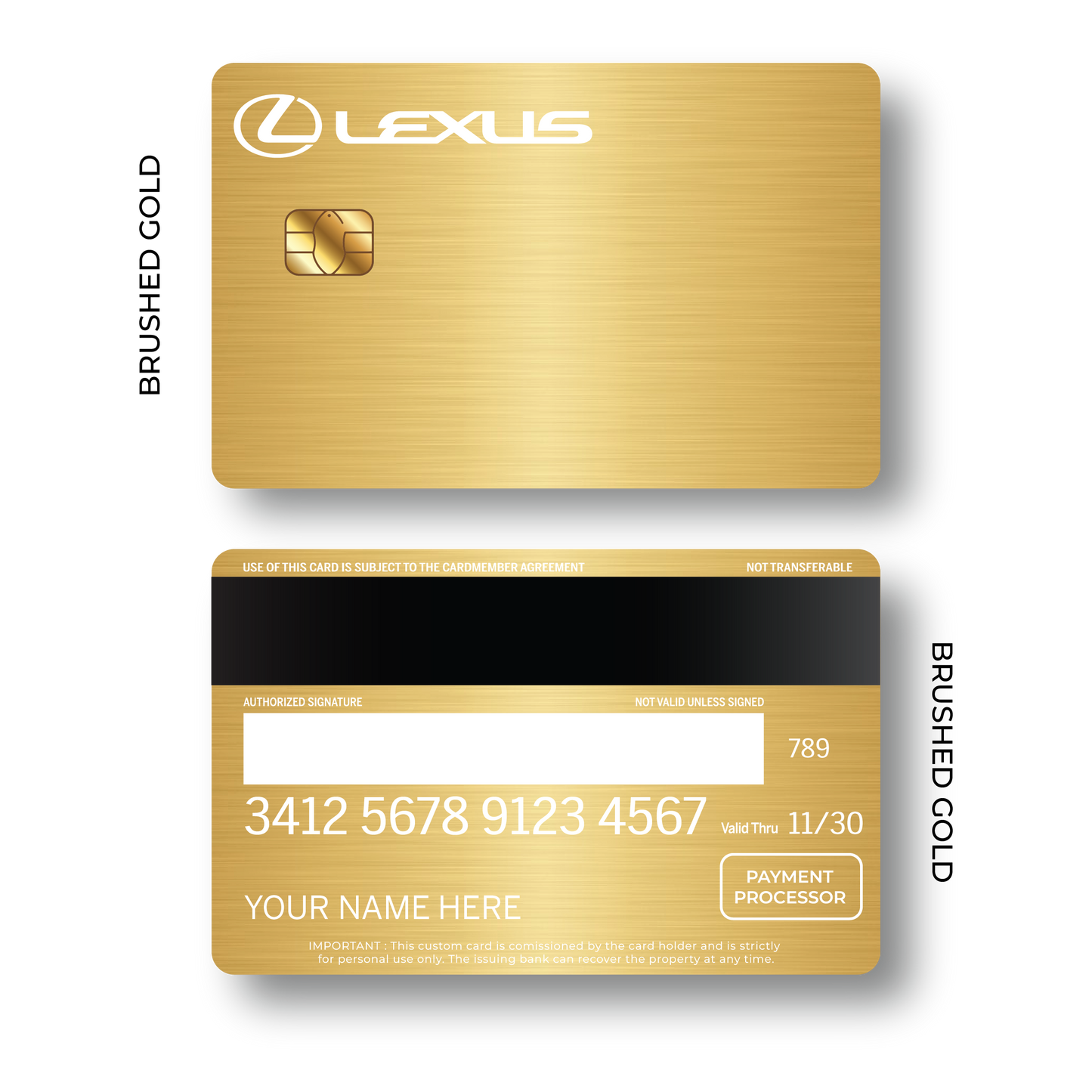 Metal Card Lexus