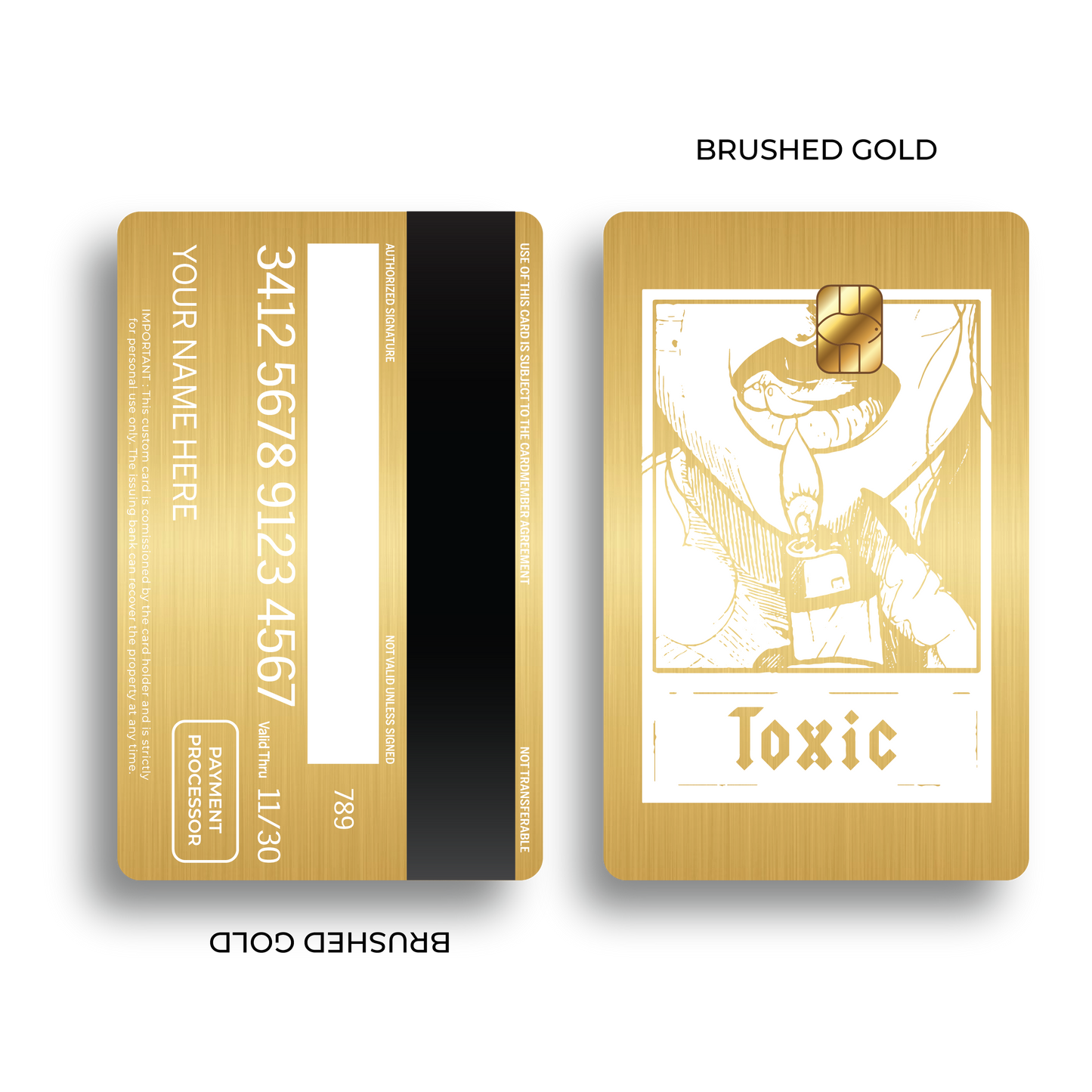 Metal Card Toxic Love