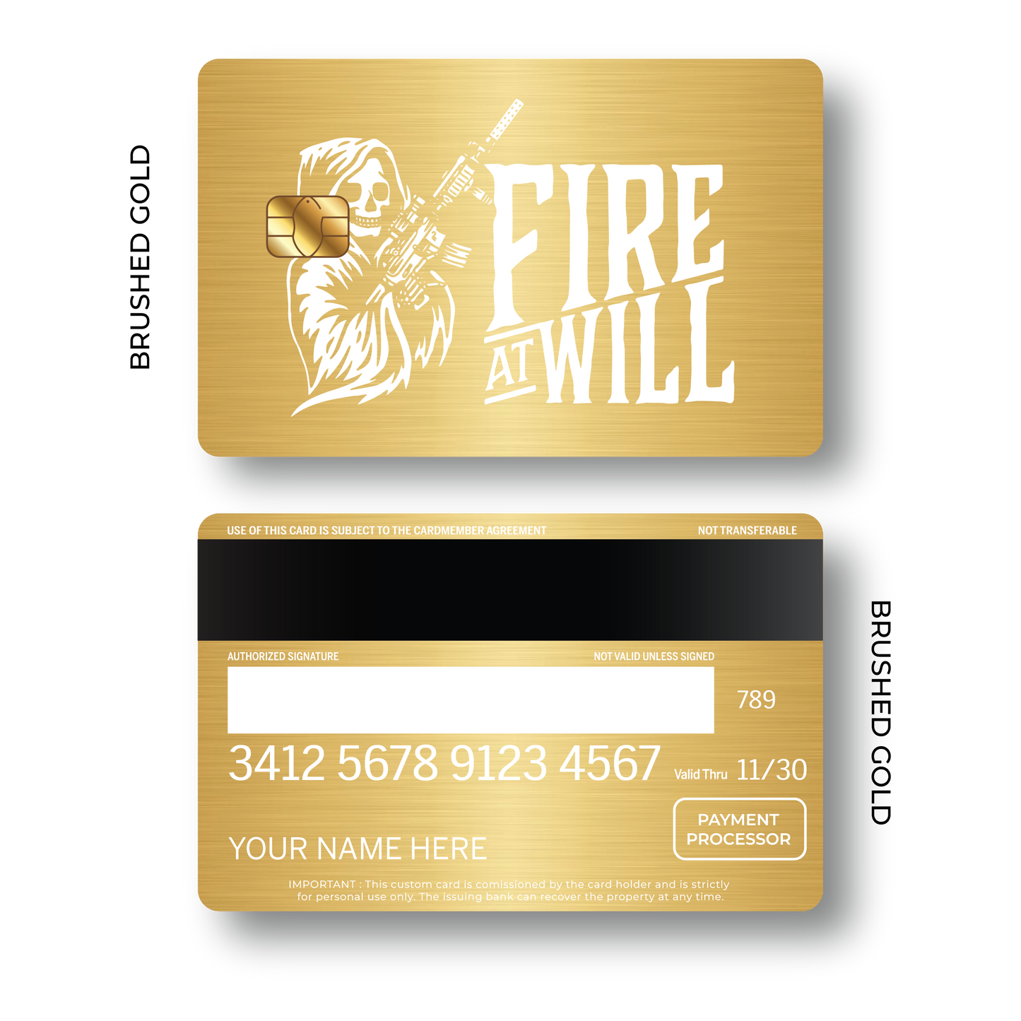 Metal Card Fire at Will