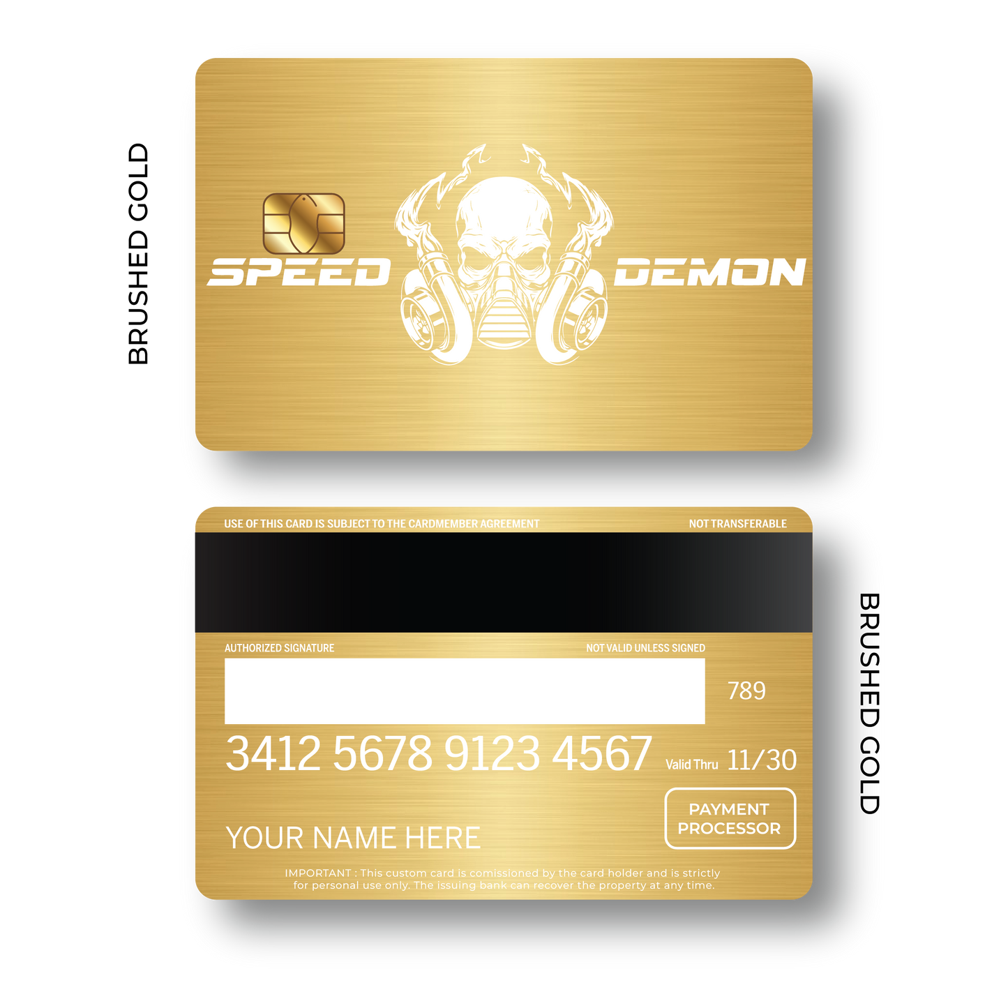 Metal Card Speed Demon