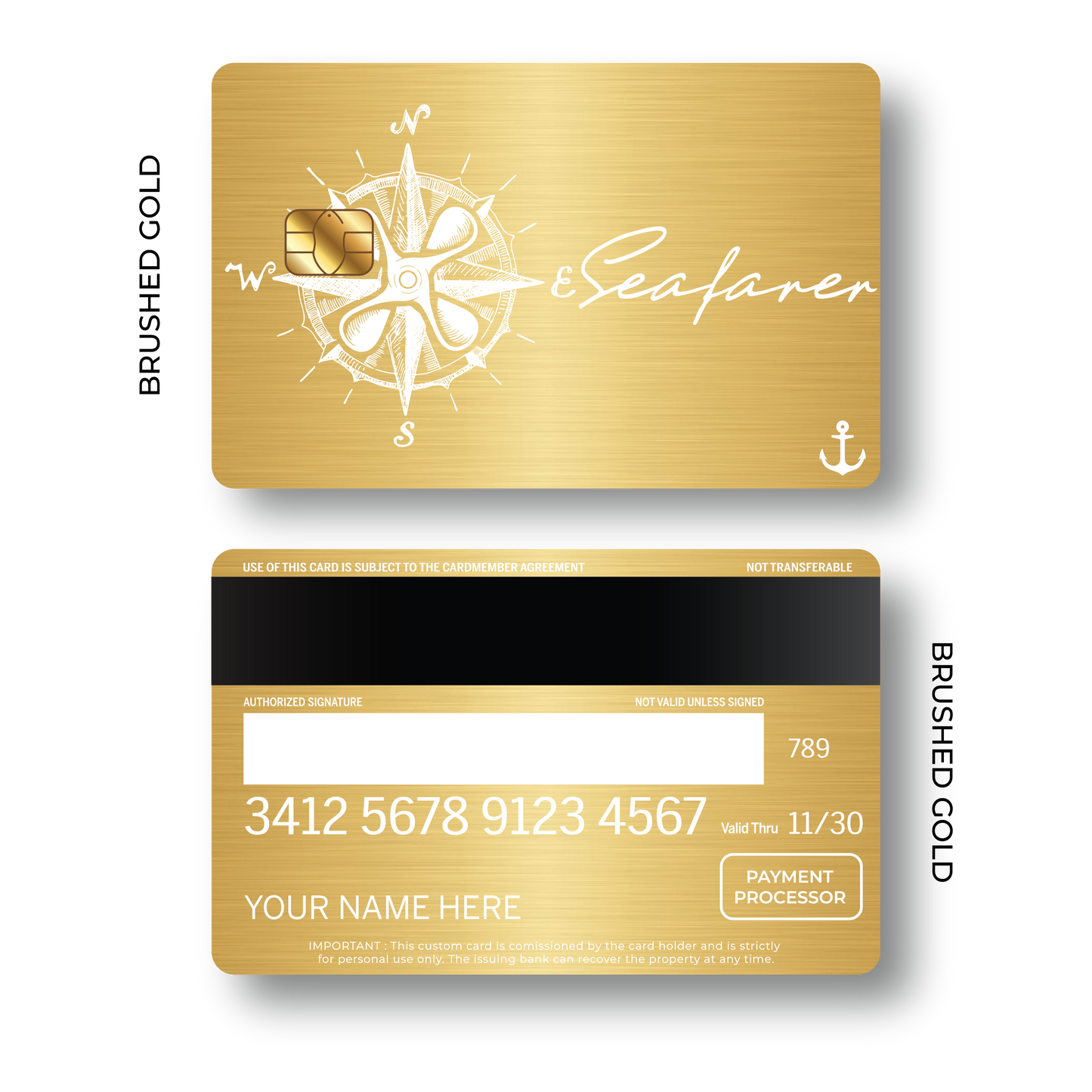 Metal Card Seafarer